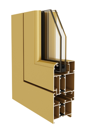 64系列隔热内平开窗